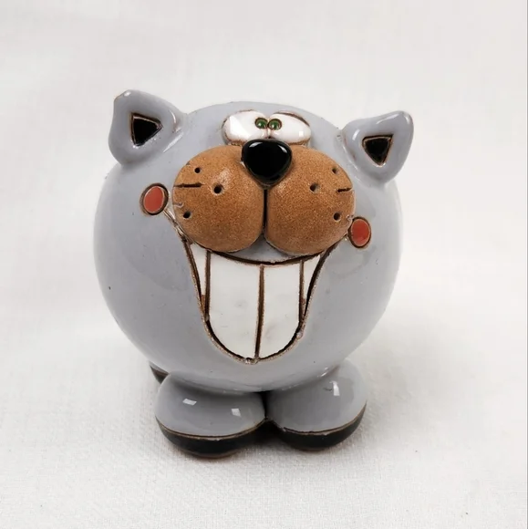 Happy Cat Pottery Desk Top Helper - Picture 1 of 7